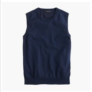 3-pack J. Crew cotton jackie shell crew neck tanks